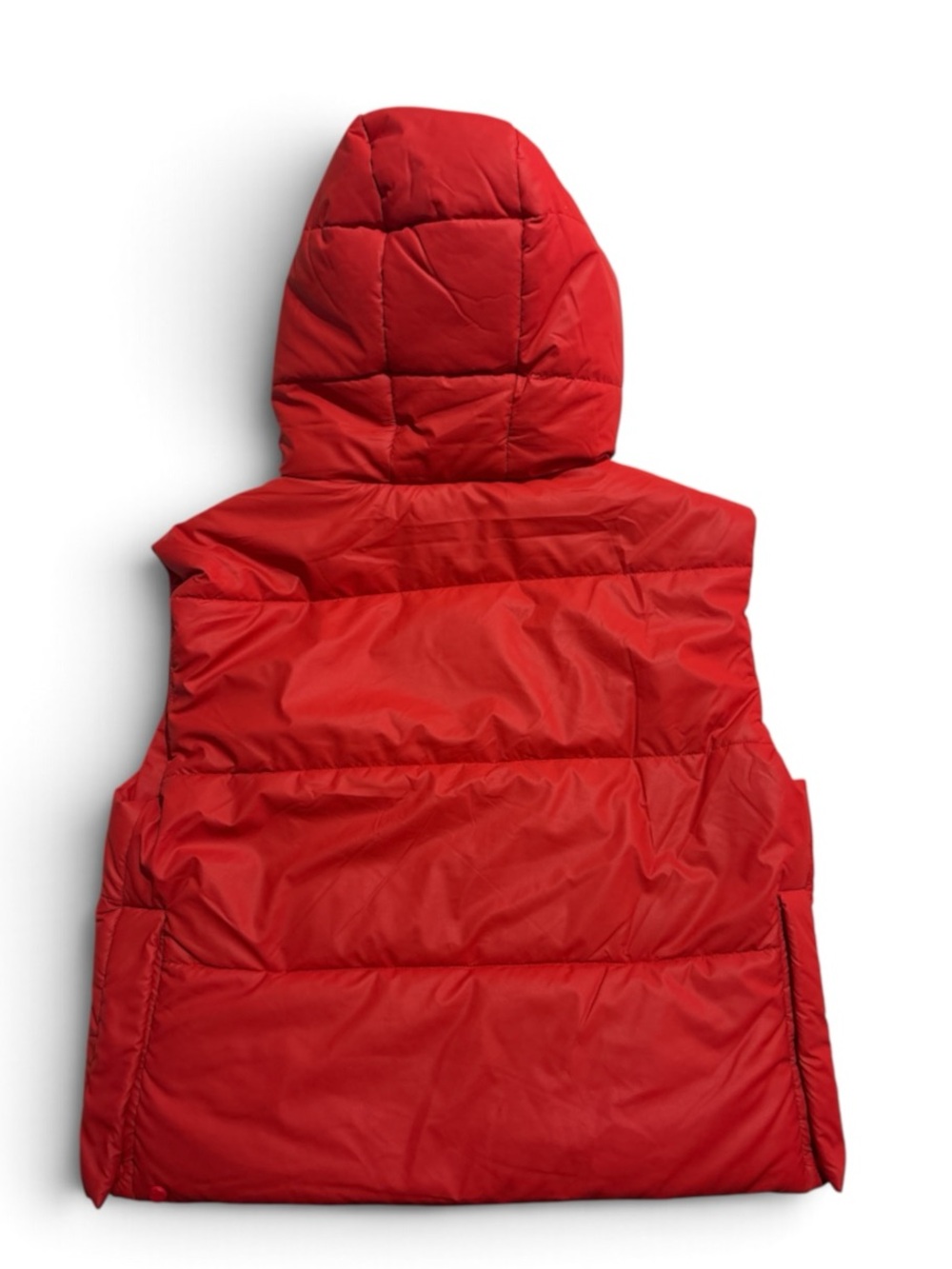 Hunter Red Quilted Hooded Puffer Vest - Picture 7 of 11